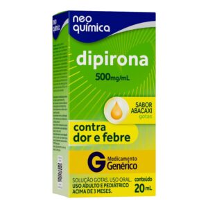Dipirona 500mg com 10 comprimidos